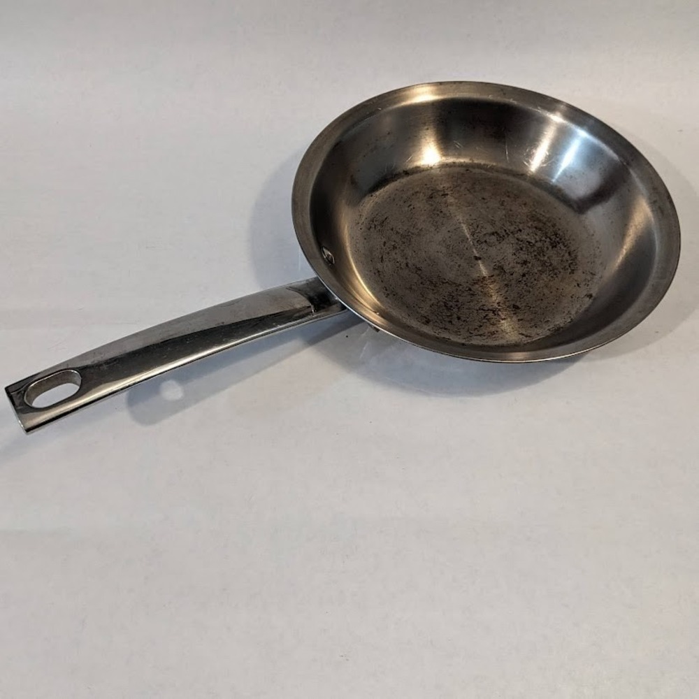Tramontina INOX 18/10 9" Stainless Steel Skillet Frying Or Saute Pan Brazil
